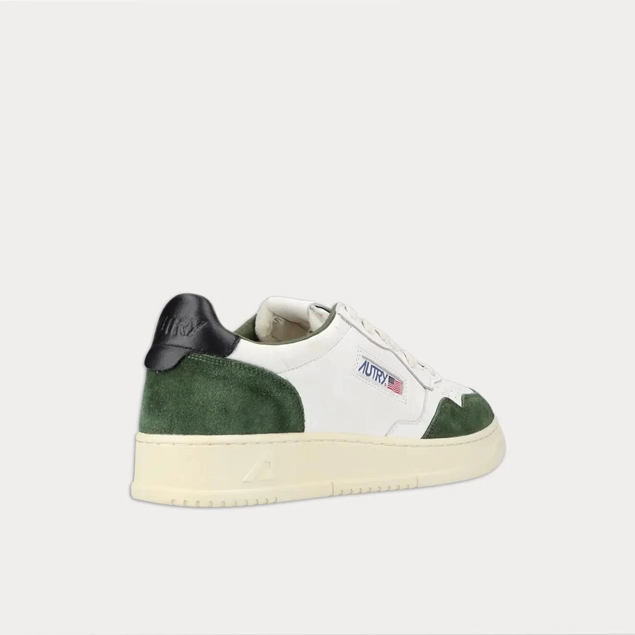 MEDALIST LOW - WHITE / GREEN SUEDE as