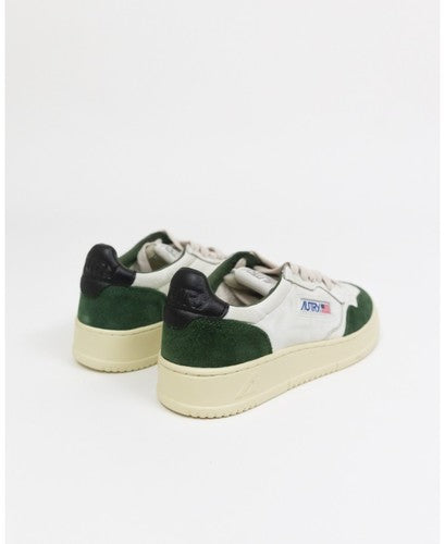 MEDALIST LOW - WHITE / GREEN SUEDE as