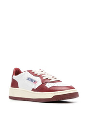 MEDALIST LOW - WHITE / RED LEATHER