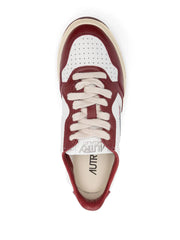 MEDALIST LOW - WHITE / RED LEATHER