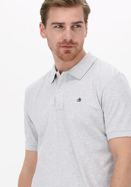 Polo tee - light grey