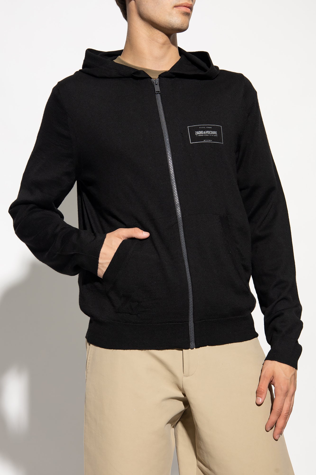 Clash studio hoodie - black