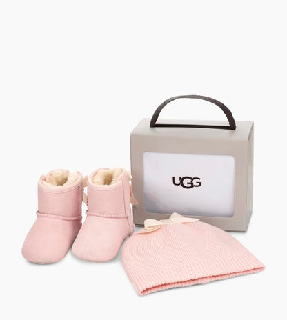 BABY BOX - PINK BOW + BEANIE