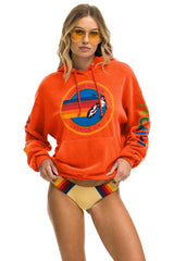 AVIATOR NATION RELAXED PULLOVER HOODIE - ORANGE