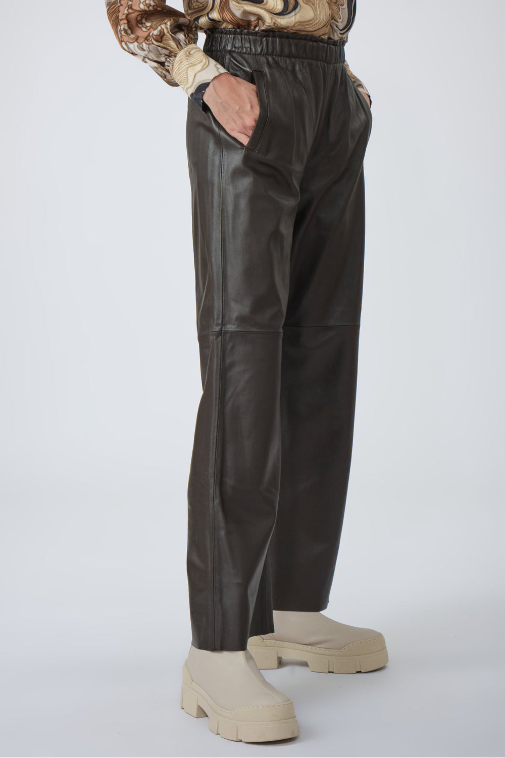 URANUS trousers - brown