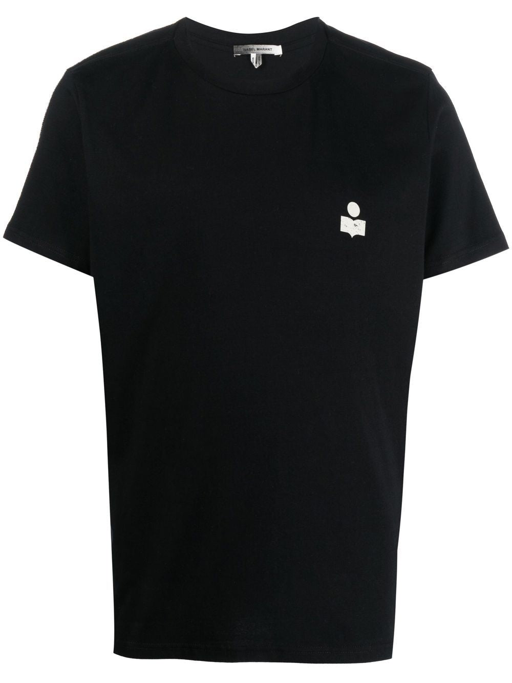 Bianca logo print Tshirt - black / white