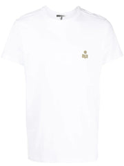 Bianca logo print Tshirt - white / green