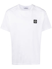 Logo embroidered Tshirt - white