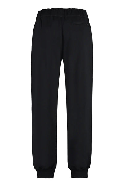 Cotton Track Pants - Black