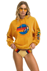 AVIATOR NATION RELAXED PULLOVER HOODIE - GOLD