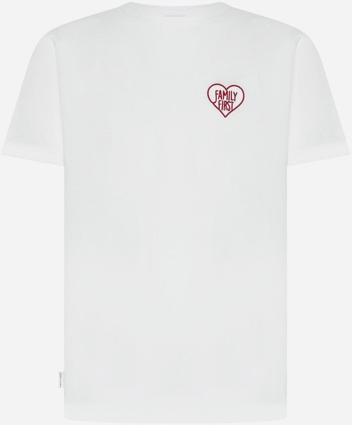 White heart T-shirt