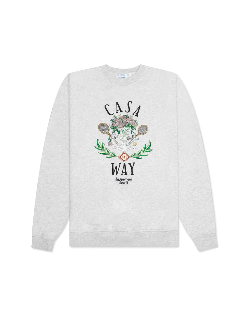 Casa way sweatshirt - grey marl