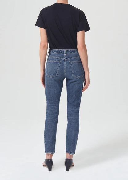 WILLOW mid rise slim crop - rush