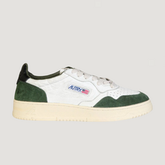 MEDALIST LOW - WHITE / GREEN SUEDE as