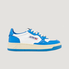 MEDALIST LOW - WHITE / BLUE LEATHER