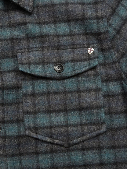 Marcello overshirt - navy check