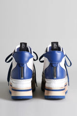 R13 THE RIOT leather - blue / white