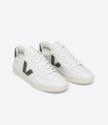 V-12 low-top leather sneakers - white cyprus