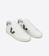 V-12 low-top leather sneakers - white cyprus