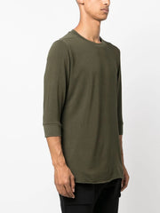 Raw cut LS Tshirt - green
