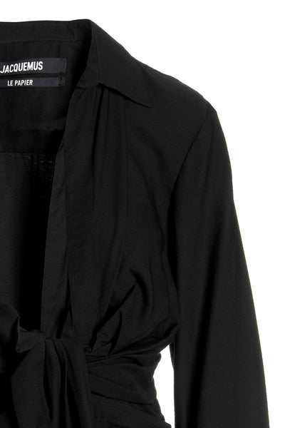 La chemise bahla shirt black