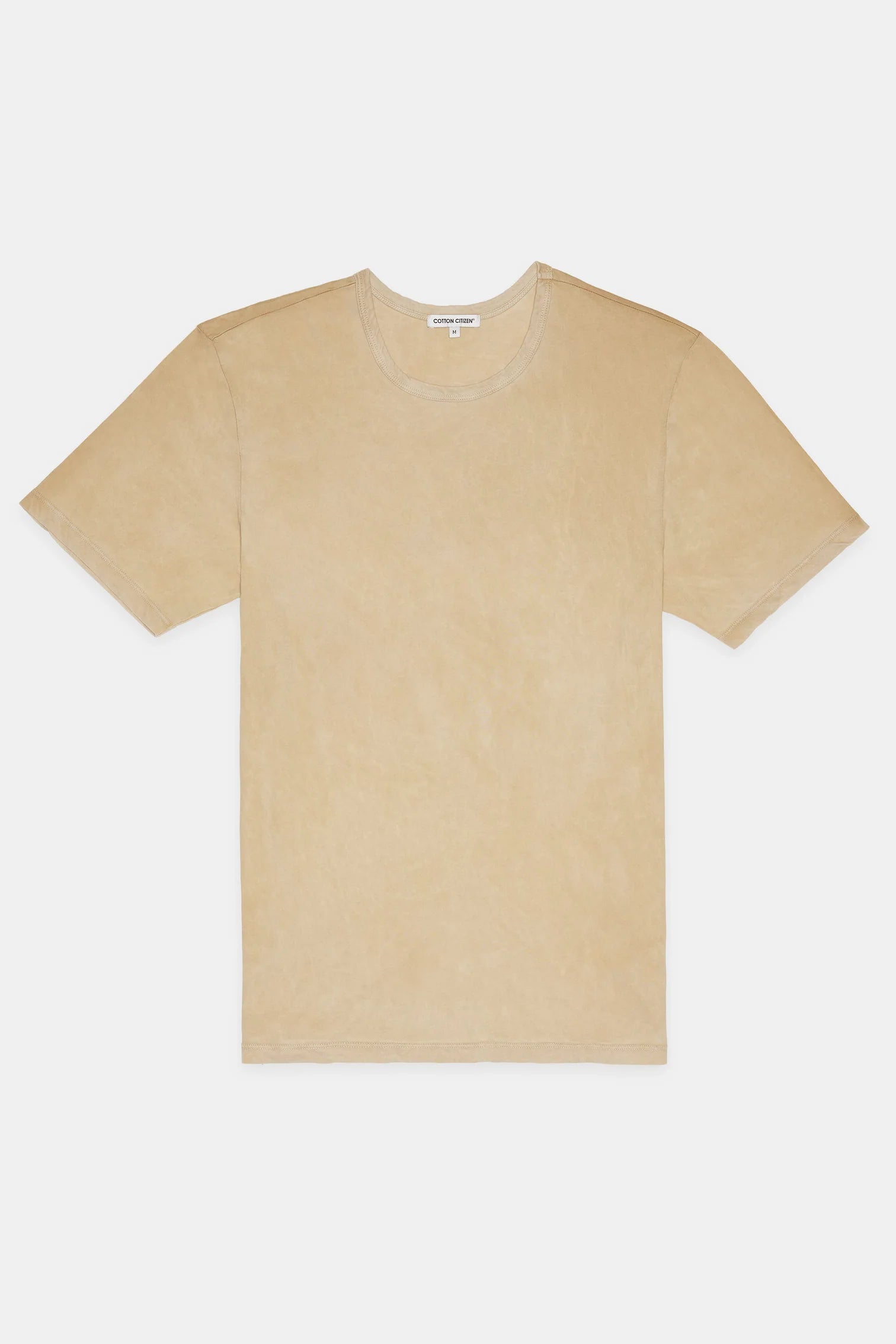 M Classic crew tee - vintage cashew