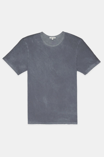 M Classic crew tee - vintage natural blue