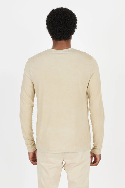 M Classic Ls Crew - Vintage Sand