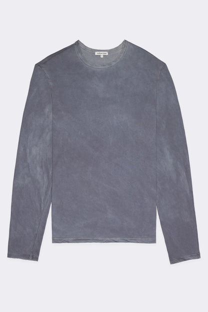 M Classic LS crew - vintage natural blue