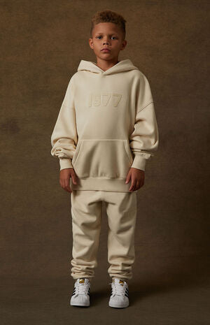 Kids Hoodie - Eggshell