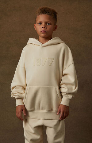 Kids Hoodie - Eggshell