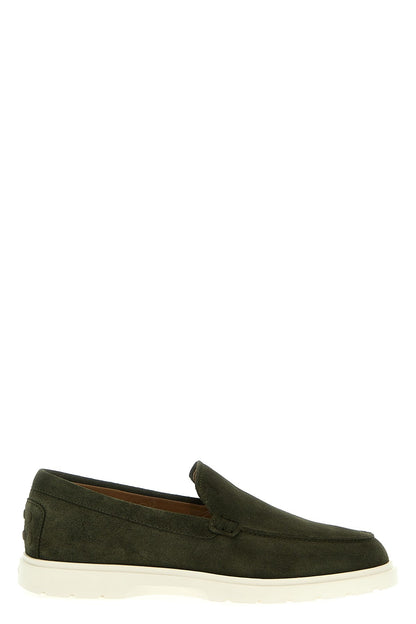 Khaki Pantofola loafers