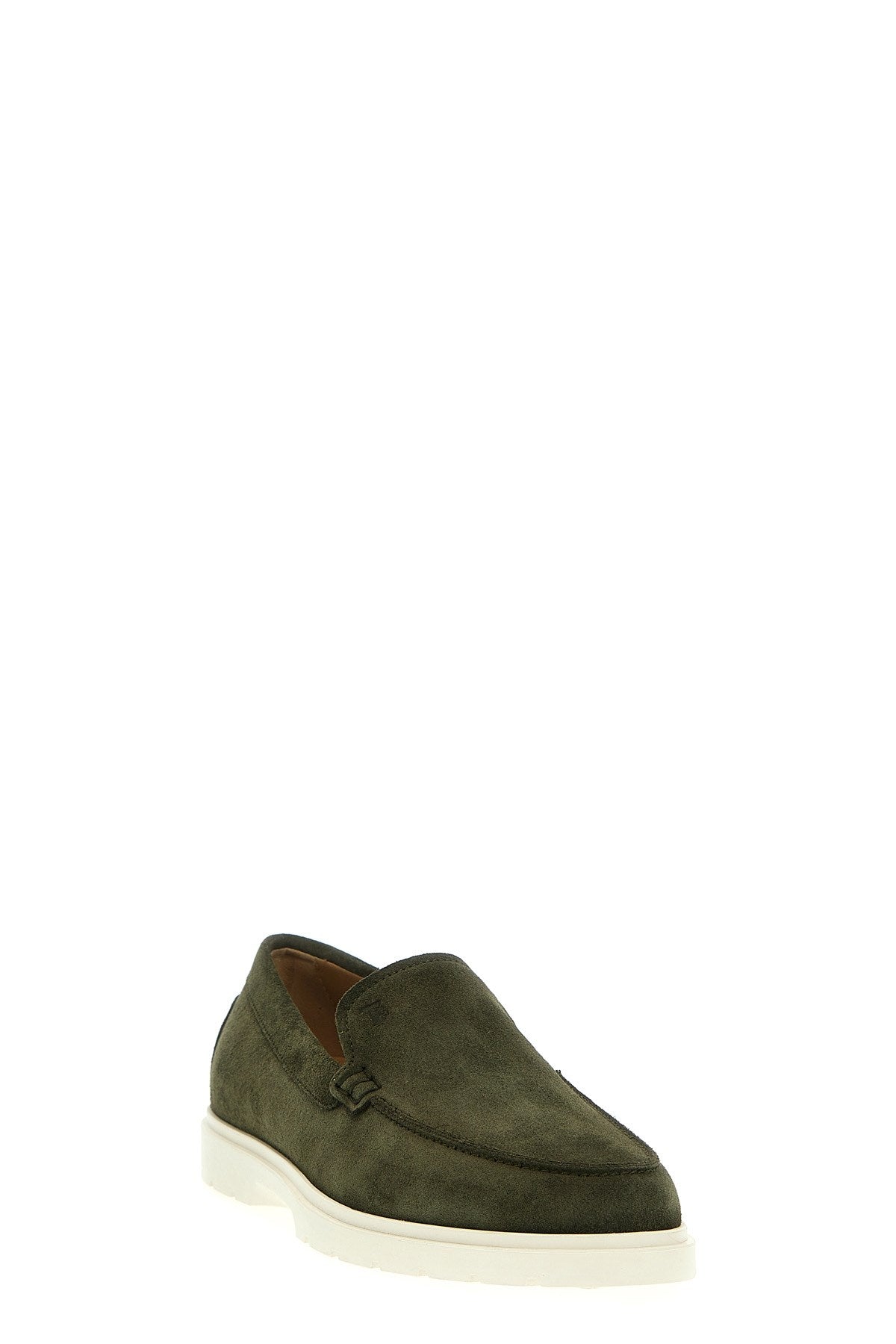 Khaki Pantofola loafers