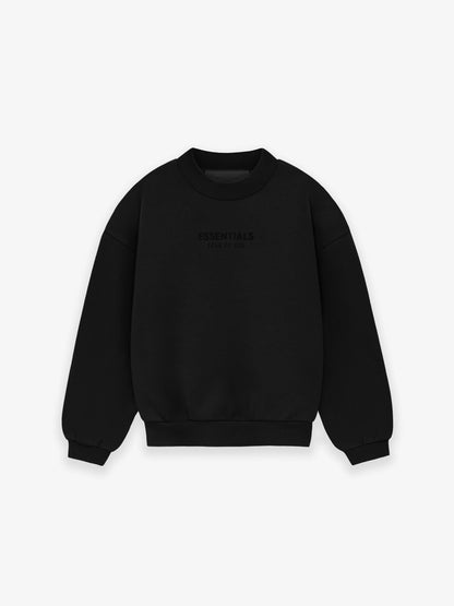 Core kids crewneck - jet black