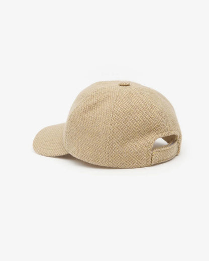 tyron embroidered wool blend cap