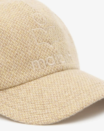 tyron embroidered wool blend cap