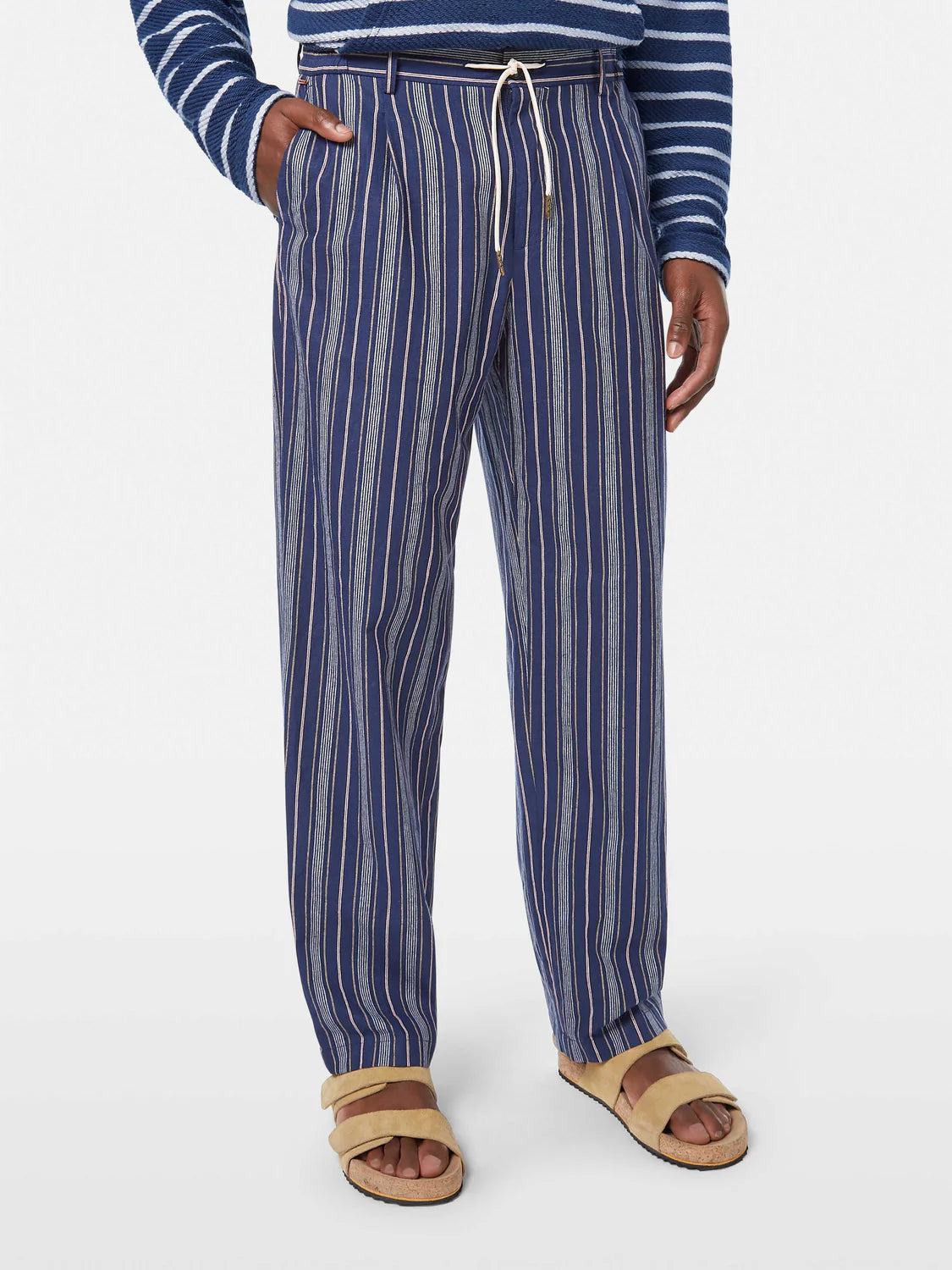 Striped joggers