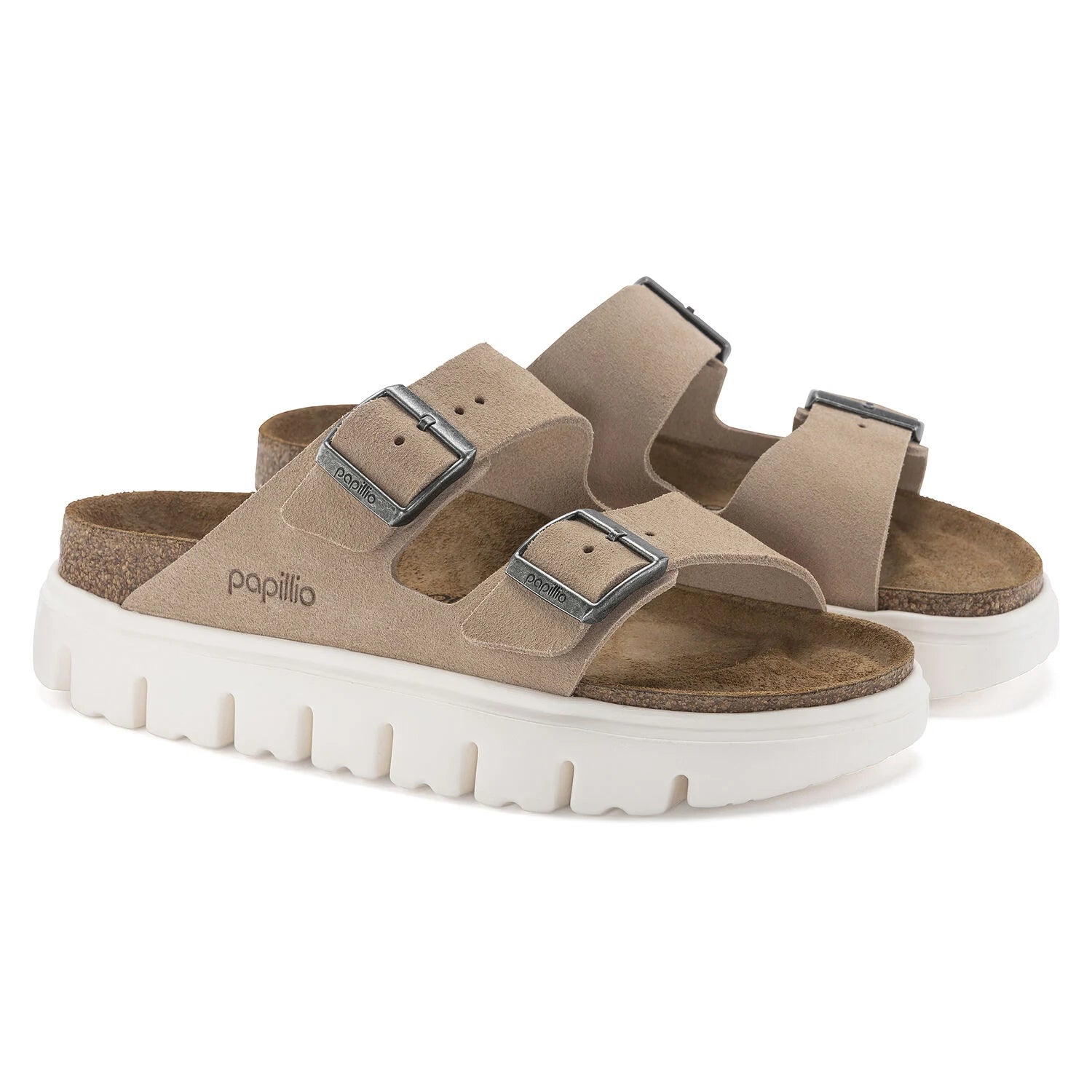 Arizona chunky suede leather warm sand