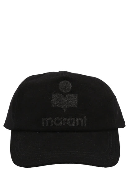 Tyron black shiny logo cap