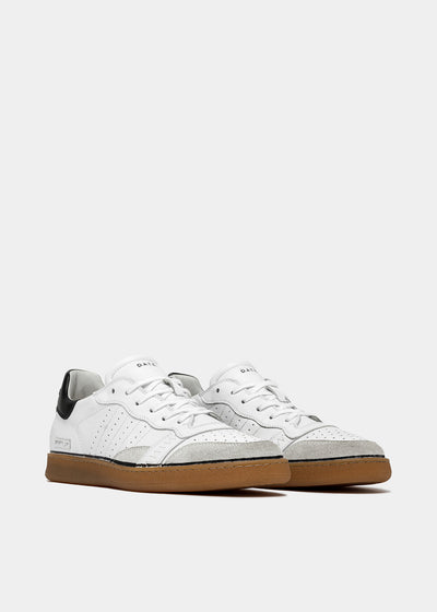 Sporty Low Calf White-Black