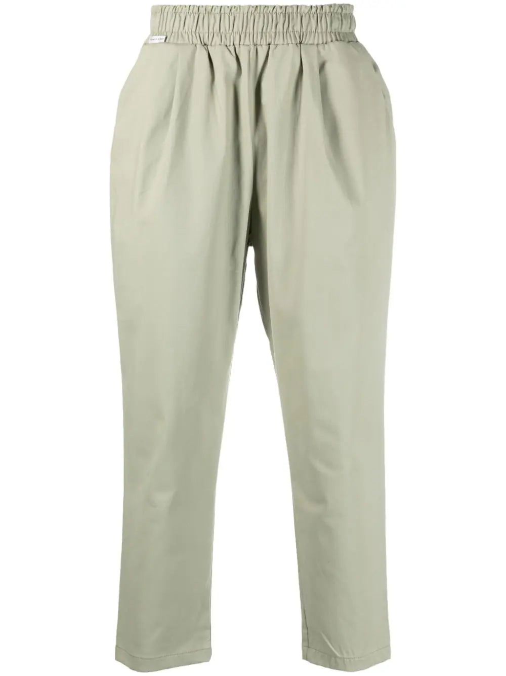Tapered chino casual trousers - green