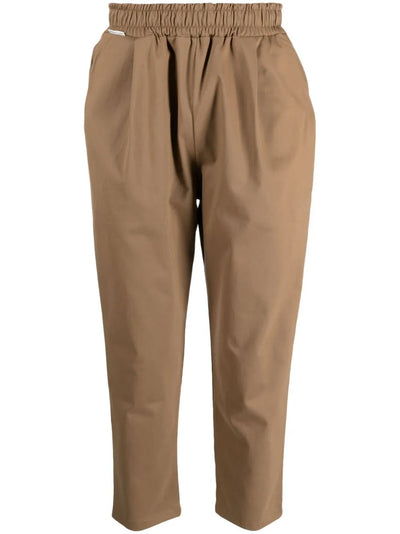 Tapered Chino Casual Trousers - Beige