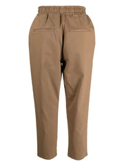 Tapered chino casual trousers - beige
