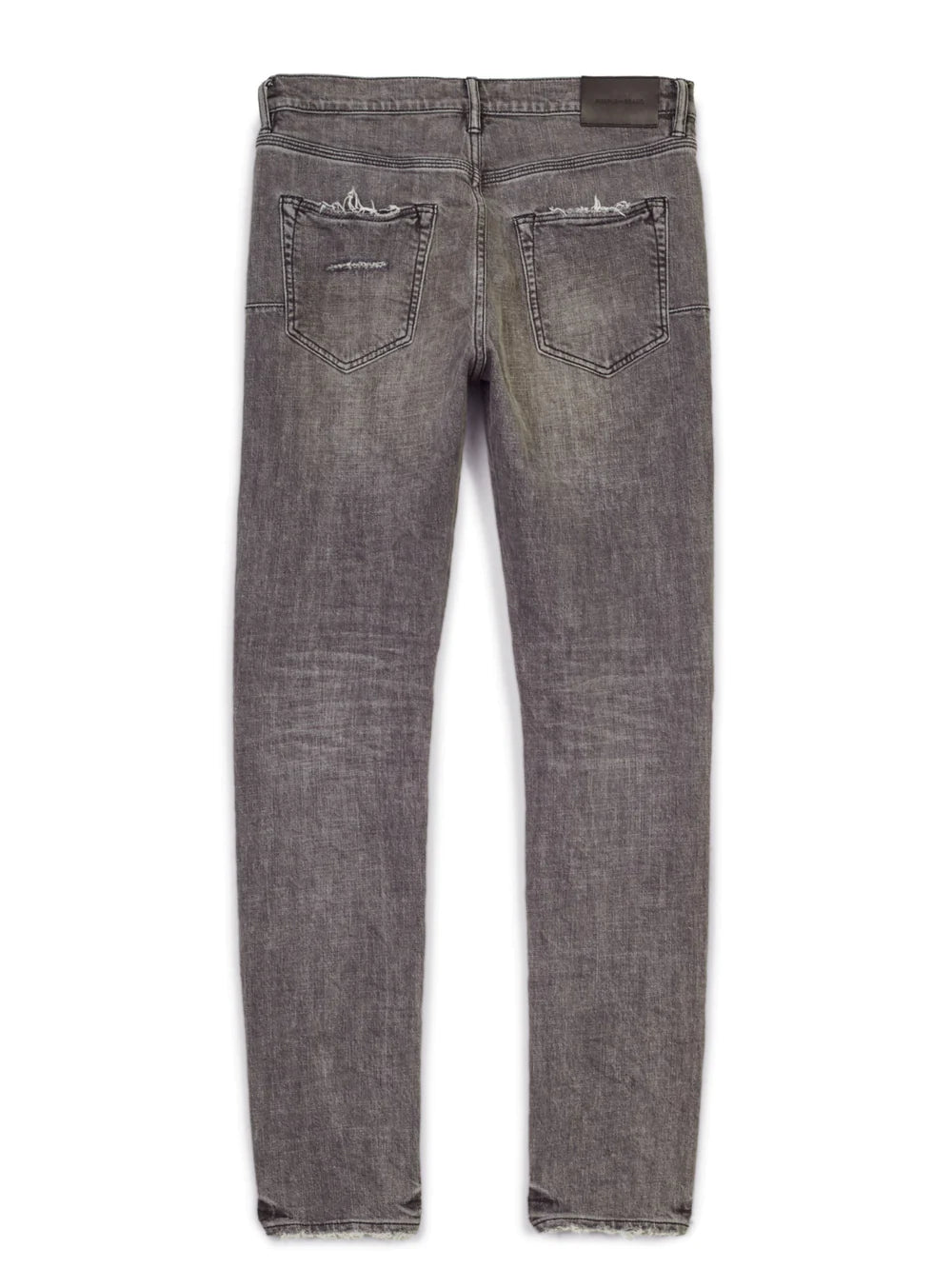 Slim Mid Rise with Straight Leg - Faded Grey