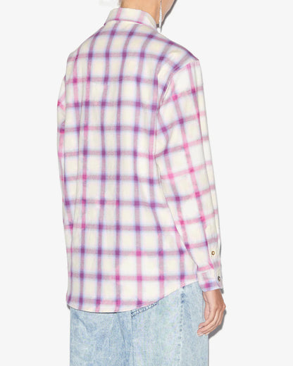 trixi checkered cotton shirt