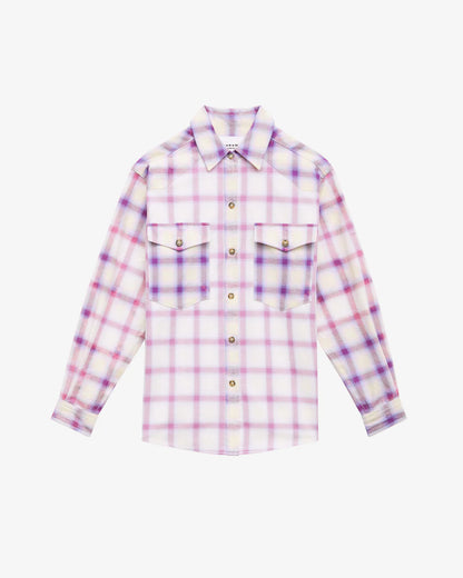 trixi checkered cotton shirt