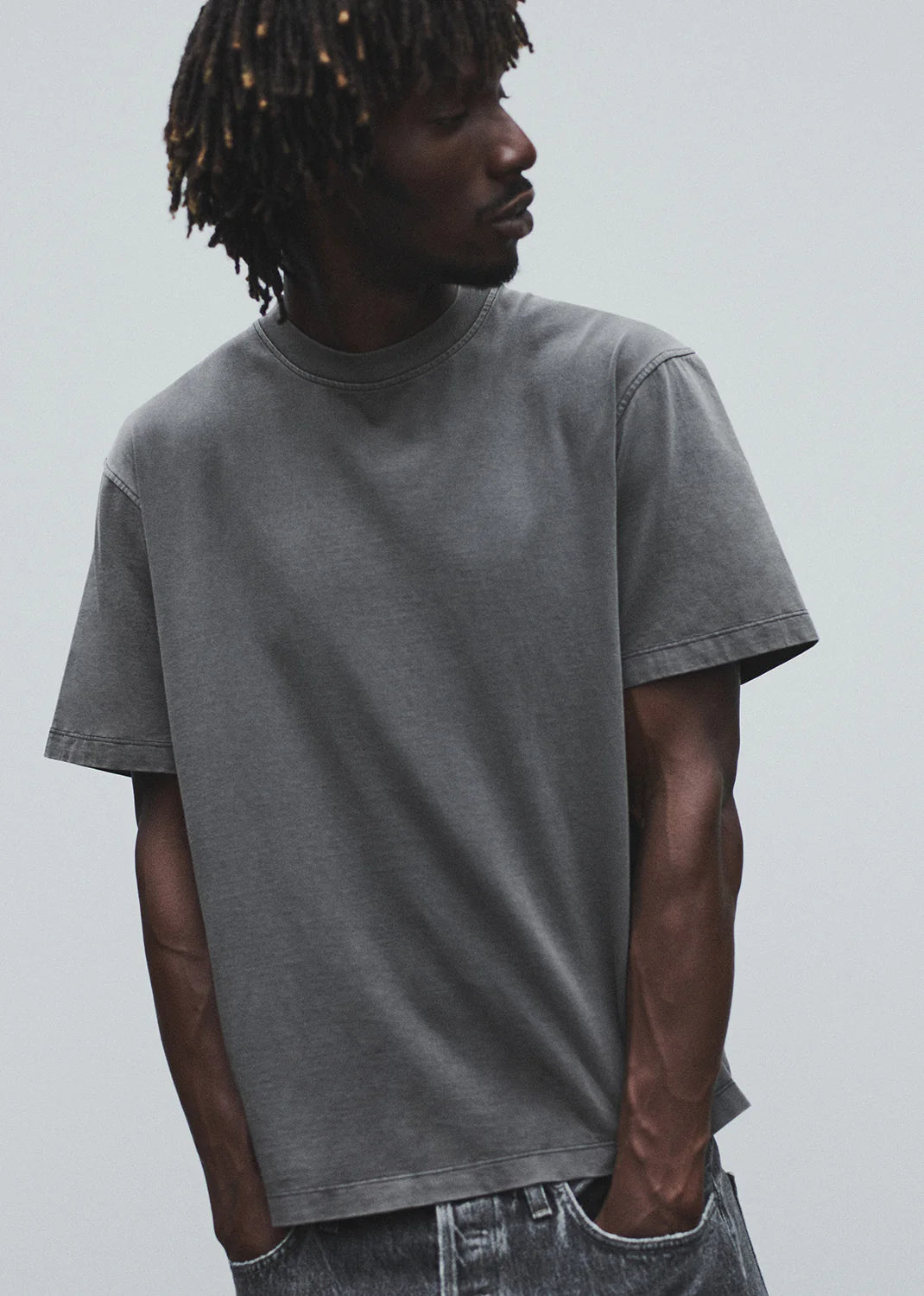 ASHA MOCK NECK TEE - fracture