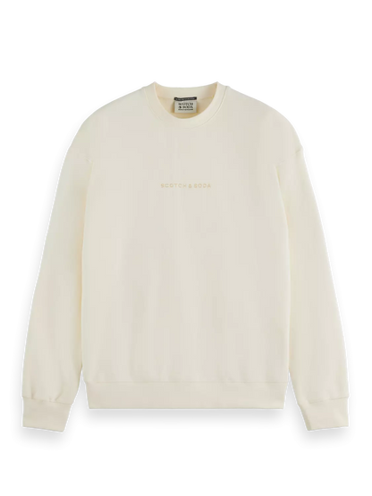 Essential Relaxed Fit Logo Sweatshirt Beige