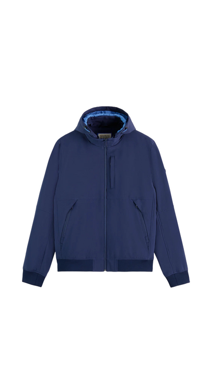 Classic Hooded Jacket - Navy