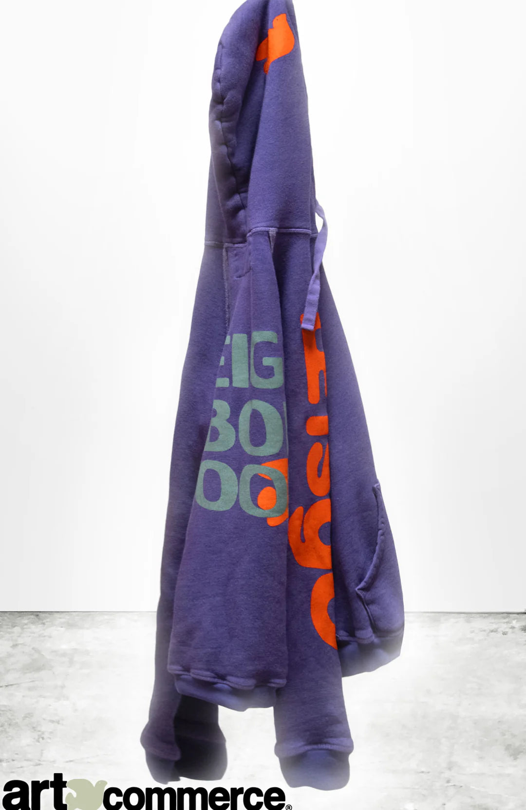 CIRCA'99 NEIGHBORHOODLETSGO POLYBLEND FLUFF HOODIE - purple floor